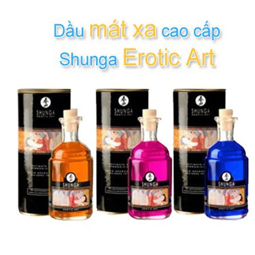 Dầu massage dạo đầu cao cấp Shunga Erotic Art