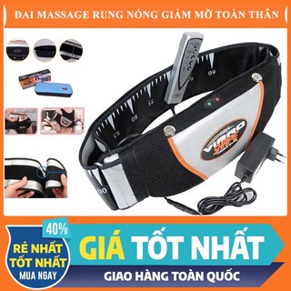 (GIÁ TỐT) Đai Massage Rung Nóng Toàn Thân Giảm Mỡ Bụng, Máy rung bụng, Bảo Hành Dài Hạn, Lỗi 1 Đổi 1 Mới, Mua Ngay!