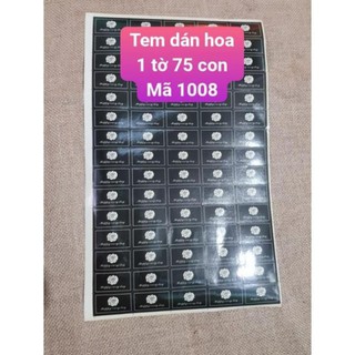 Tem dán hoa 75 con tem lẻ 10k sỉ từ 10 tờ