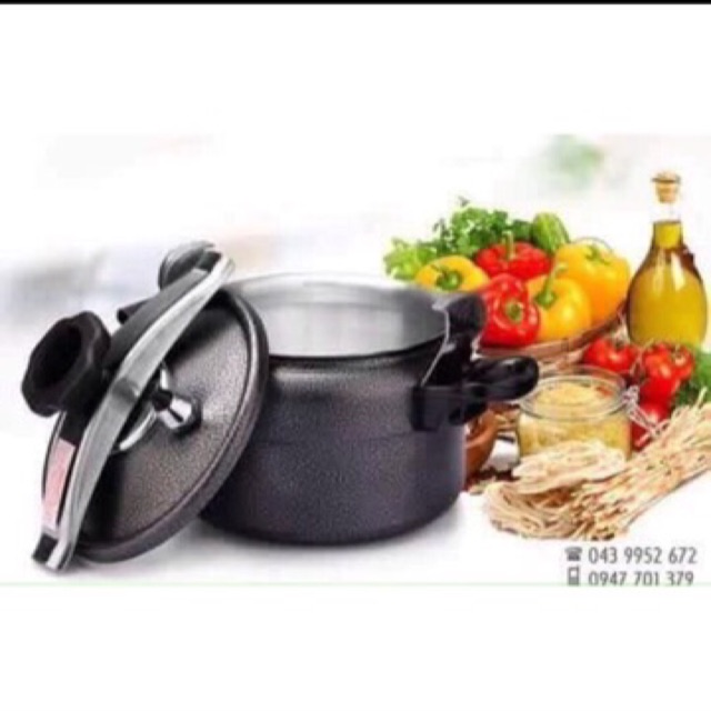 Nồi áp suất Sikma €18cm + 20cm + 22cm + 24cm