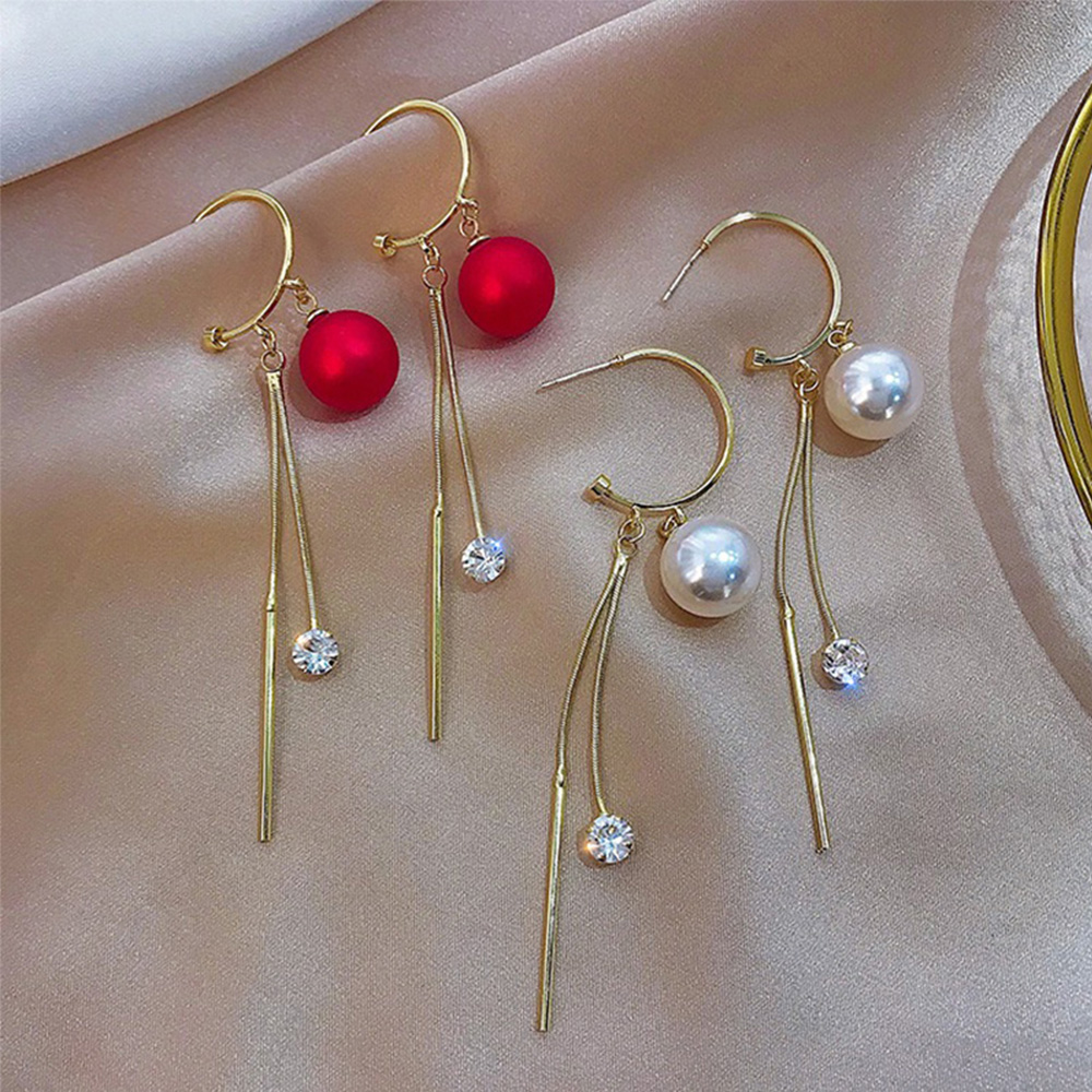 Khuyên tai nữ dáng dài tạo hình độc đáo tinh tế đẹp mắt