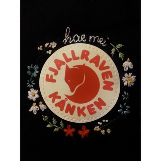 Balo kanken Thêu Embroidery ( inbox shop chọn màu )