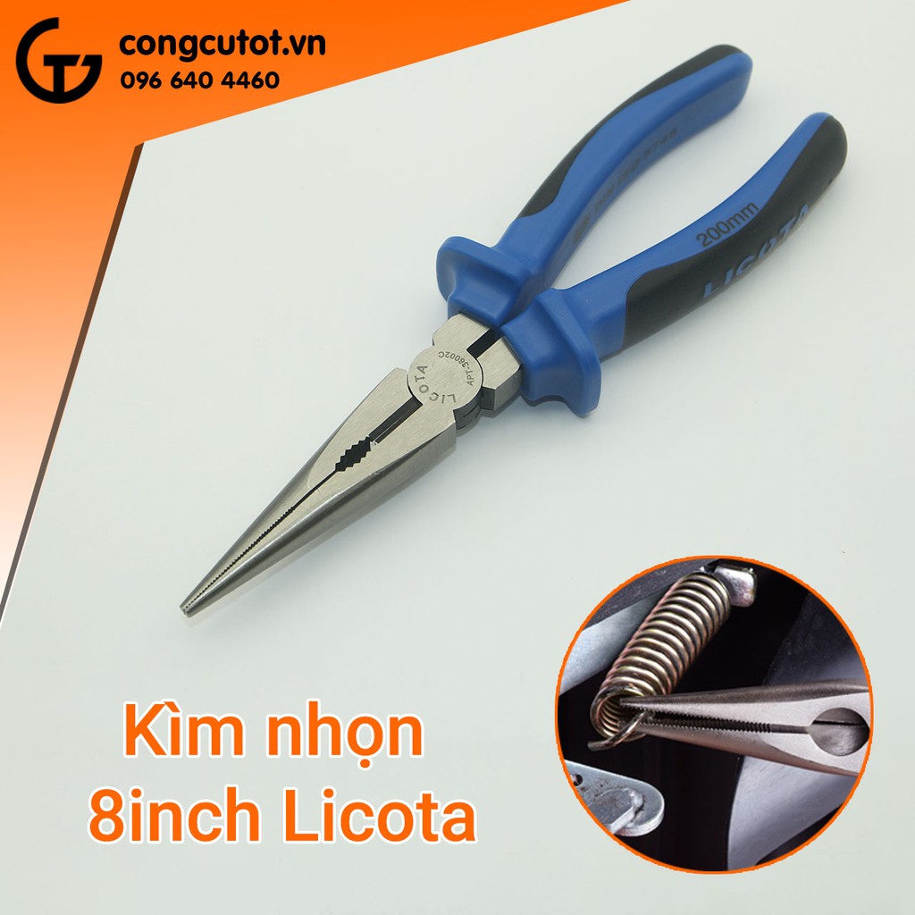 Kìm nhọn 8" Licota -APT -36002CSL