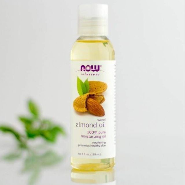 Now Almond Oil Hỗ Trợ Dưỡng Tóc, Cải Thiện Làn Da, Giúp Da Trắng Sáng