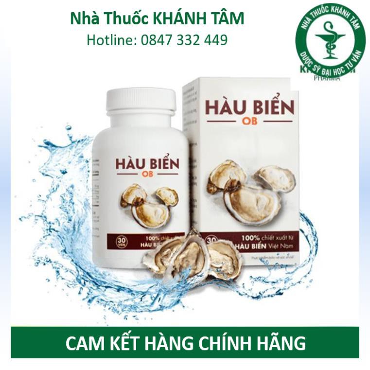 Tinh Hàu Biển OB Hộp 30 viên - Hàu OB _Khánh Tâm ! !