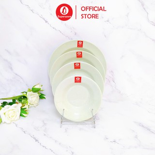 Đĩa tròn sâu SUPERWARE Nhựa phíp 100% melamine Xanh đá - Green Stone