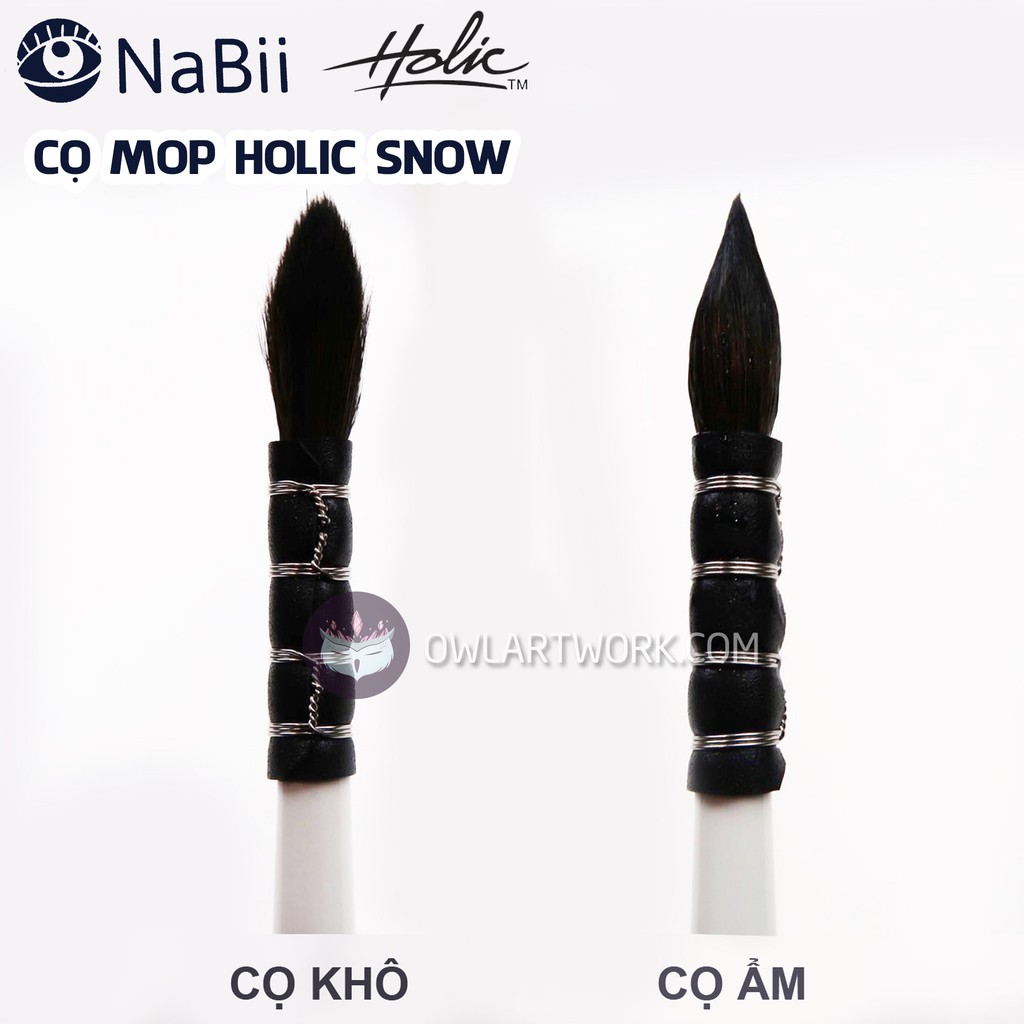 NABII ART - Cọ Mop vẽ màu nước Holic SNOW