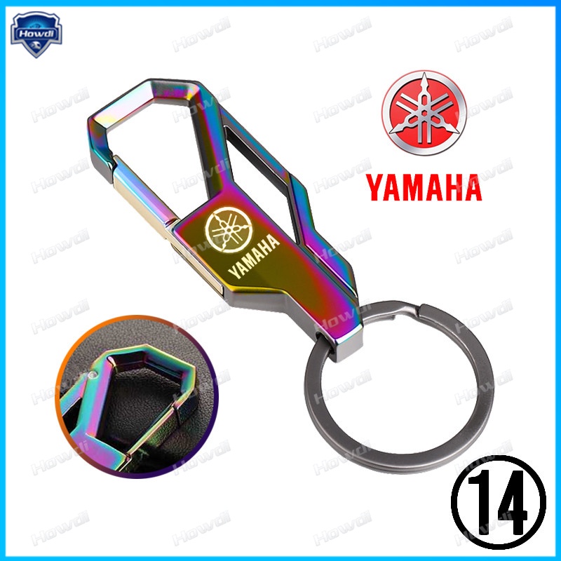 Móc khóa hình logo xe Yamaha bằng hợp kim sáng tạo