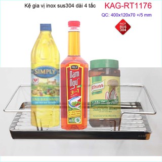 KỆ PHÒNG TẮM INOX KAG-RT1176