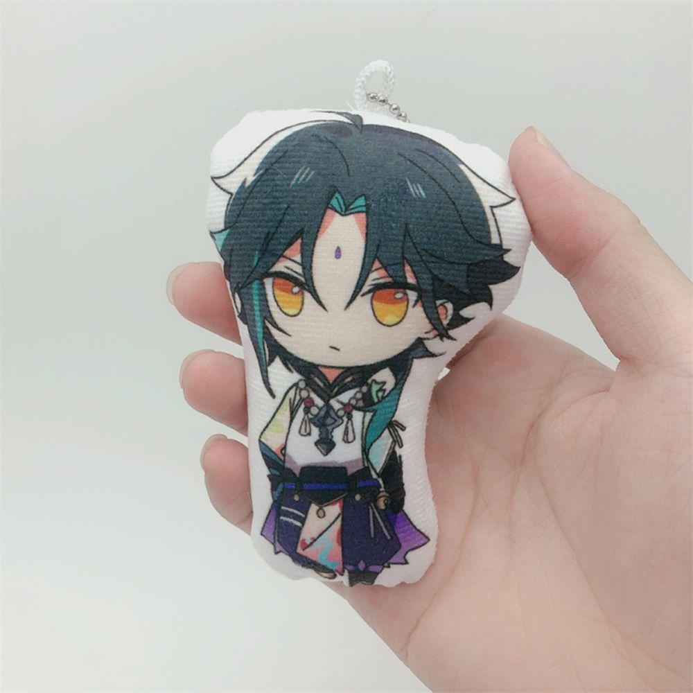 Móc Khóa Nhồi Bông Hình Nhân Vật Hoạt Hình Anime Genshin Va Chạm Hóa Trang