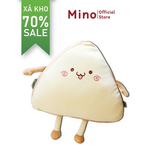 Gấu Bông Bánh Sandwich 3 Biểu Cảm Dễ Thương 40cm Mềm Mại MINO TH21