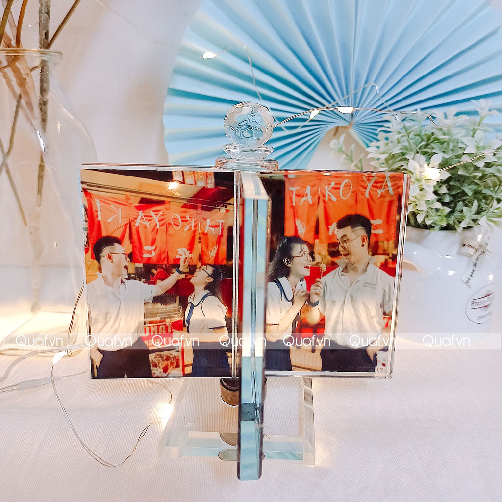 Pha Lê Xoay 4 Cánh LILA - In 4 ảnh