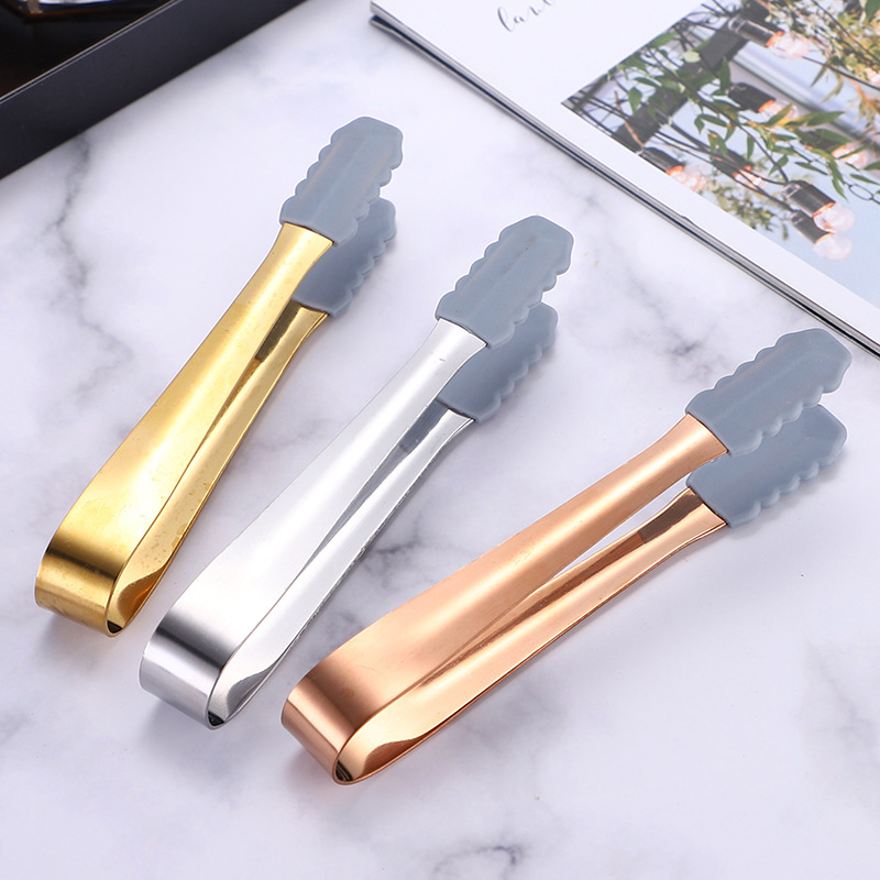 Kẹp Gắp Đá Chống Trượt Bằng Thép Không Gỉ 304