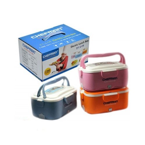 Hộp mang cơm văn phòng CHEFMAN  cao cấp - có quai xác túi đựng đi kèm