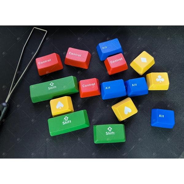 Nút Bàn Phím - Bộ Keycap mix phím PBT kèm Key Puller