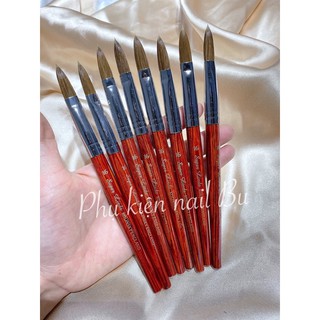 Bút đắp móng lông xịn kolinsky Germany số 14,16