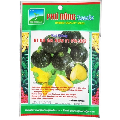 Hạt Giống Bí Đỏ Ăn Non F1 Phú Nông Năng Suất - HPN-093