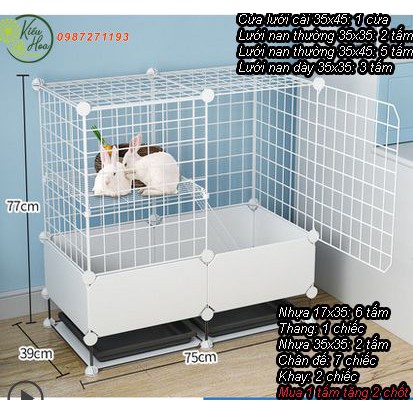 CHUỒNG CHÓ, MÈO, THỎ BÁN THEO TẤM