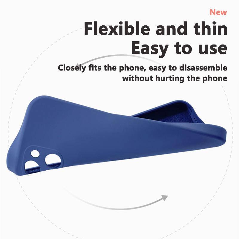 Ốp điện thoại silicone dẻo mỏng nhẹ thích hợp cho IPHONE 11 12 13 PRO MAX X XS MAX XR