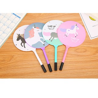 Bút quạt Unicorn Wake up