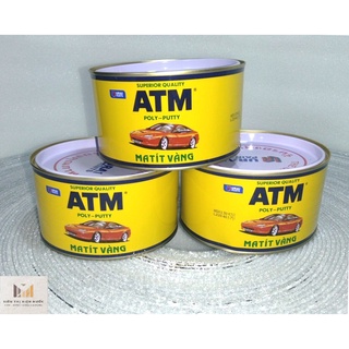 Bột trét xe, trét kim loại matit vàng ATM