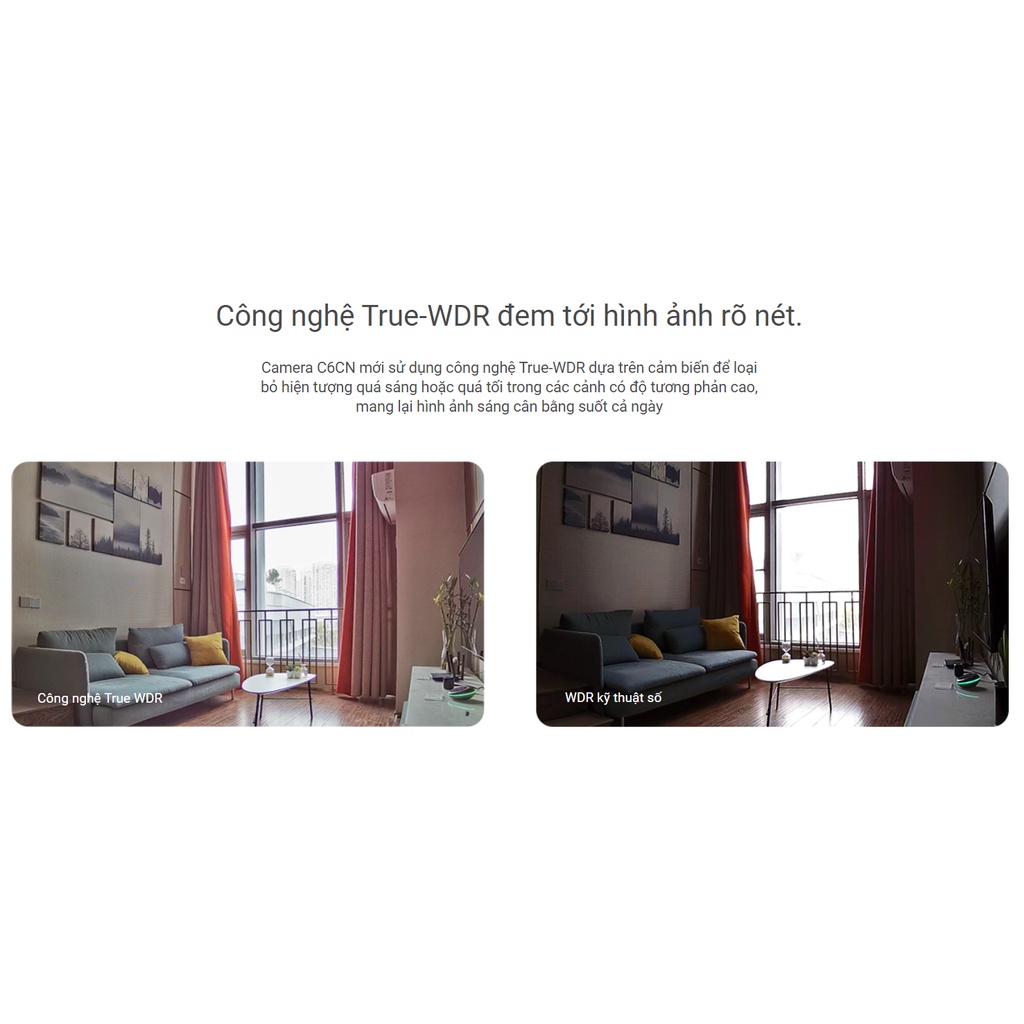 Camera Wifi EZVIZ C6CN 1080P 2MP Nhận diện người , Xoay 360 , Đàm thoại - Hàng Chính Hãng