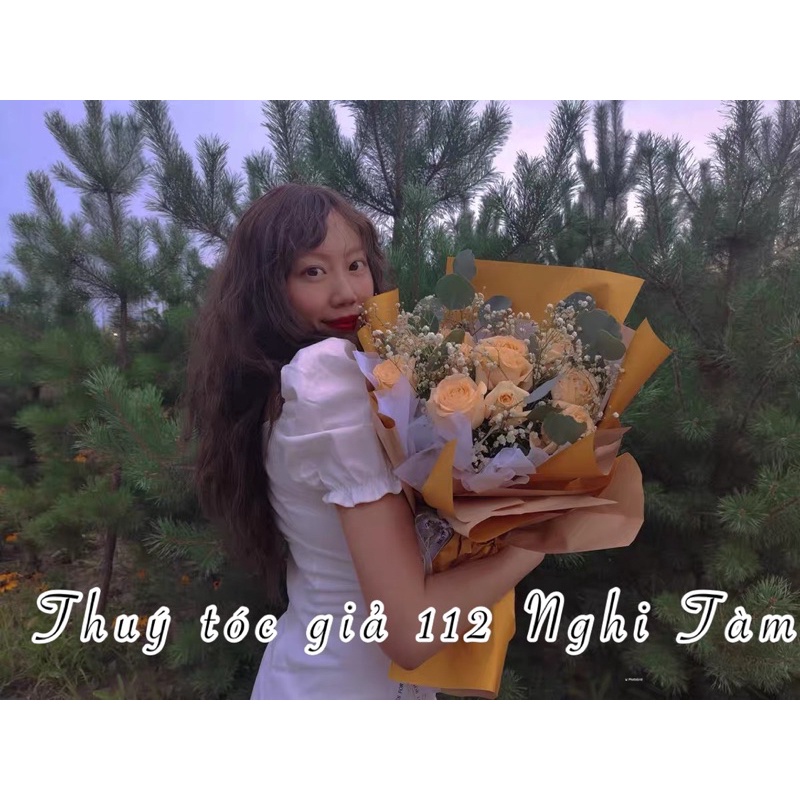 TÓC nguyên đầu xoăn sóng