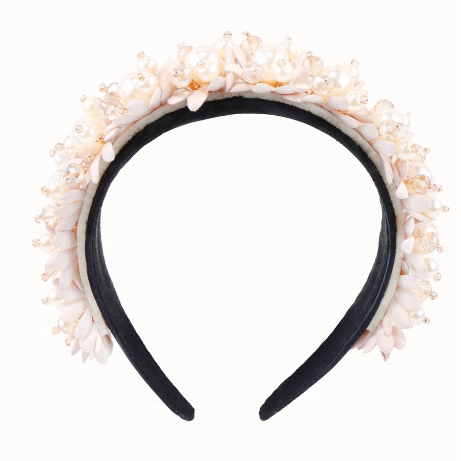 Băng Đô Cài Tóc Đính Hoa Ngọc Trai Phong Cách Hàn Quốc