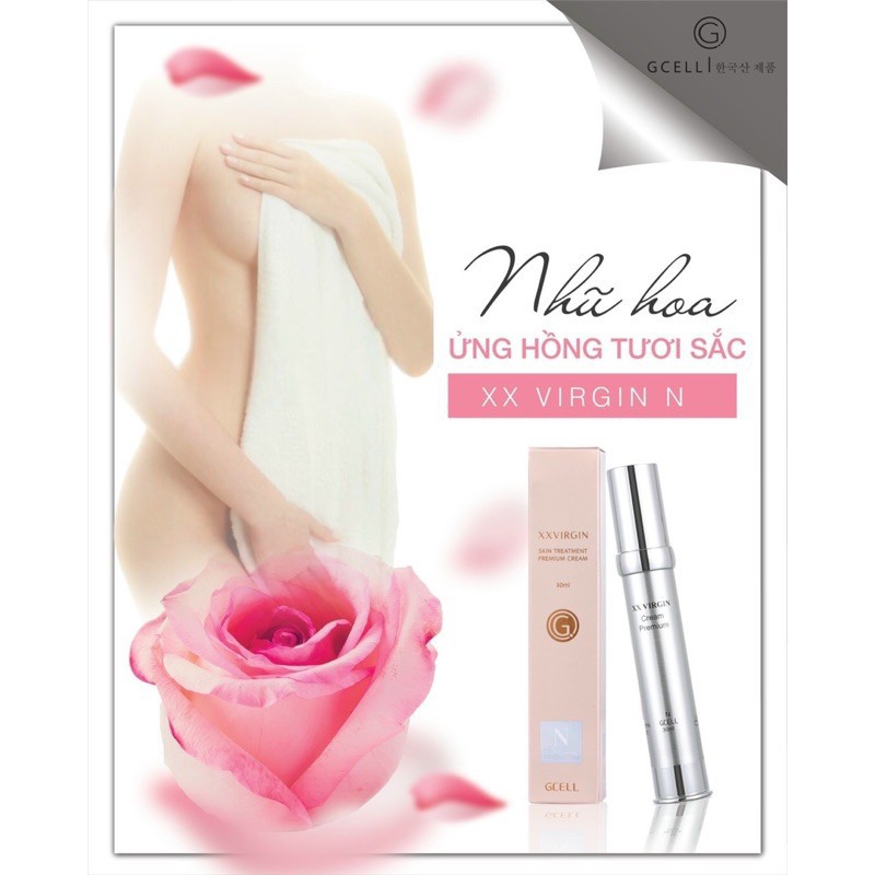 XXVIRGIN KEM LÀM HỒNG NHŨ HOA VÀ VÙNG KÍN HÀN QUỐC 5ML