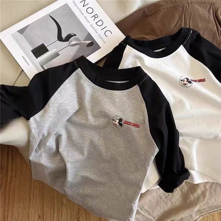 Áo Thun Cotton Tay Dài Phong Cách Mới 2022 Cho Bé