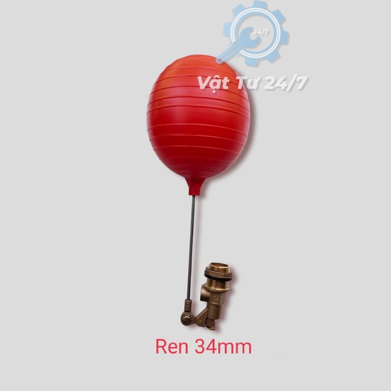 Phao cơ nước tự động van phao cơ thau phi 21 27 34 tự ngắt nước chống tràn bồn nước
