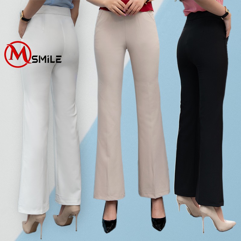 Quần Tây Nữ ống loe , Quần Tây Nữ lưng cao, khóa sườn - MSQ 71 | BigBuy360 - bigbuy360.vn