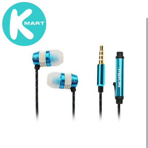 Tai nghe nhét tai SoundMax AH306S 3mW  1.2 mét- Hàng Chính Hãng.