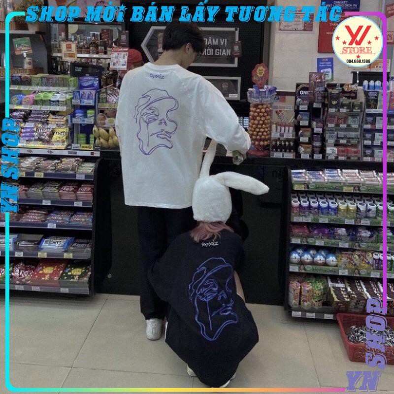 Áo thun tay dài form rộng unisex in hai mặt sadboiz  - có logo THÊU TAY  mặt buồn chất cotton dày