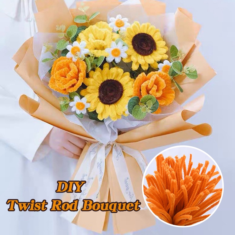 Set 100 Thanh Xoắn Tạo Hình Bông Hoa Sáng Tạo