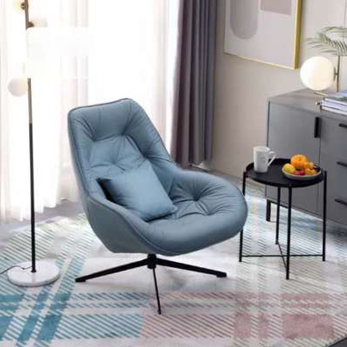 Ghế sofa đơn phòng khách interno , ghế sofa lười decor phòng xoay 360