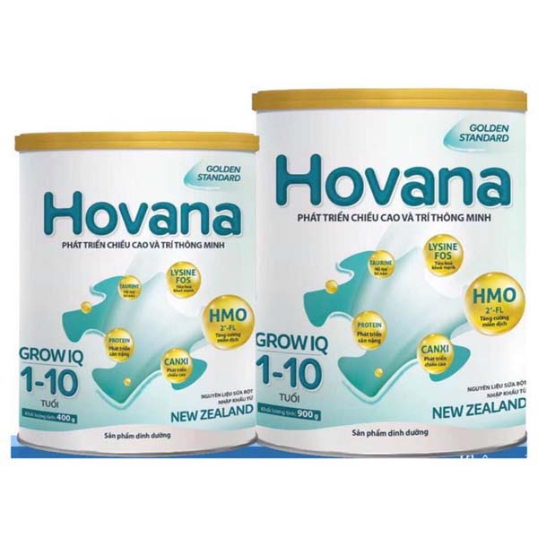Sữa Bột Hovana Grow IQ 900gr