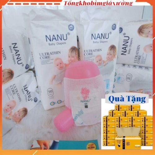 Tã Bỉm Quần Dán NANU M100/L100/XL100/XXL100