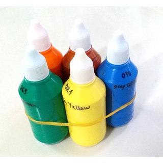 Bộ 5 chai M Acrylic nhỏ 60ml màu cơ bản (Nhóm 2)