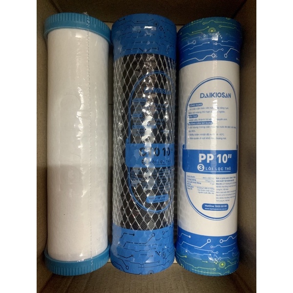 COMBO nhiều cấu hình bộ lõi lọc thô 1-2-3 Đại Việt, Daikiosan, Makano