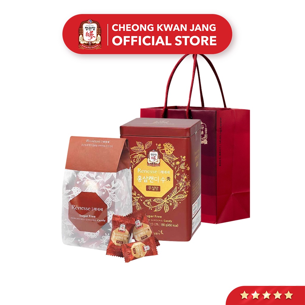Kẹo Hồng Sâm Hàn Quốc Cao Cấp KGC Cheong Kwan Jang - Ginseng Candy 180g
