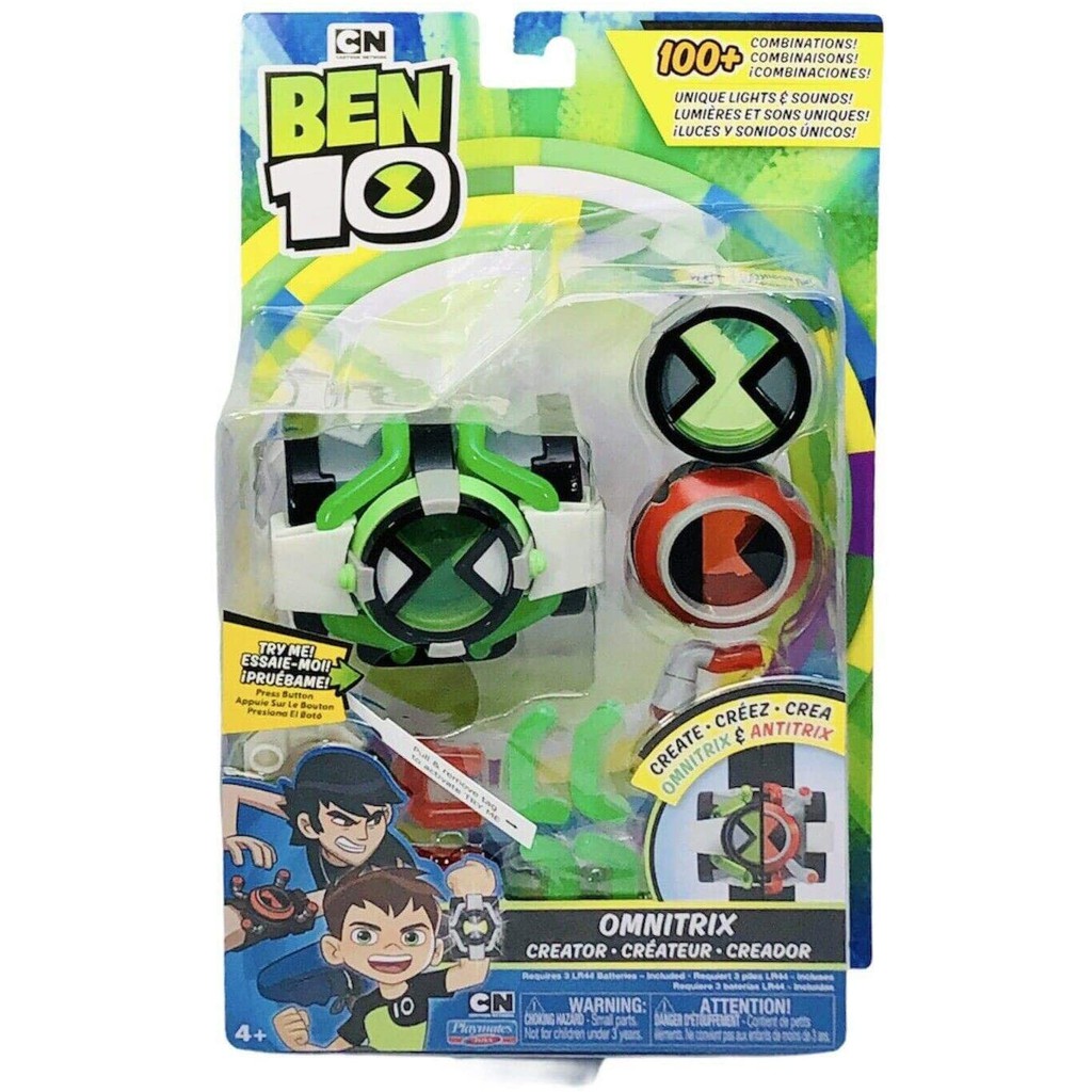 Đồng hồ Benten Omnitrix Creator chính hãng Playmates có âm thanh, ánh sáng