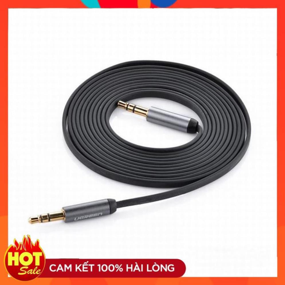 [Chính Hãng] Cáp Audio 3.5mm 2M Ugreen 2 đầu mạ vàng 24K Ugreen 10722_Hàng chính hãng bảo hành 18 tháng
