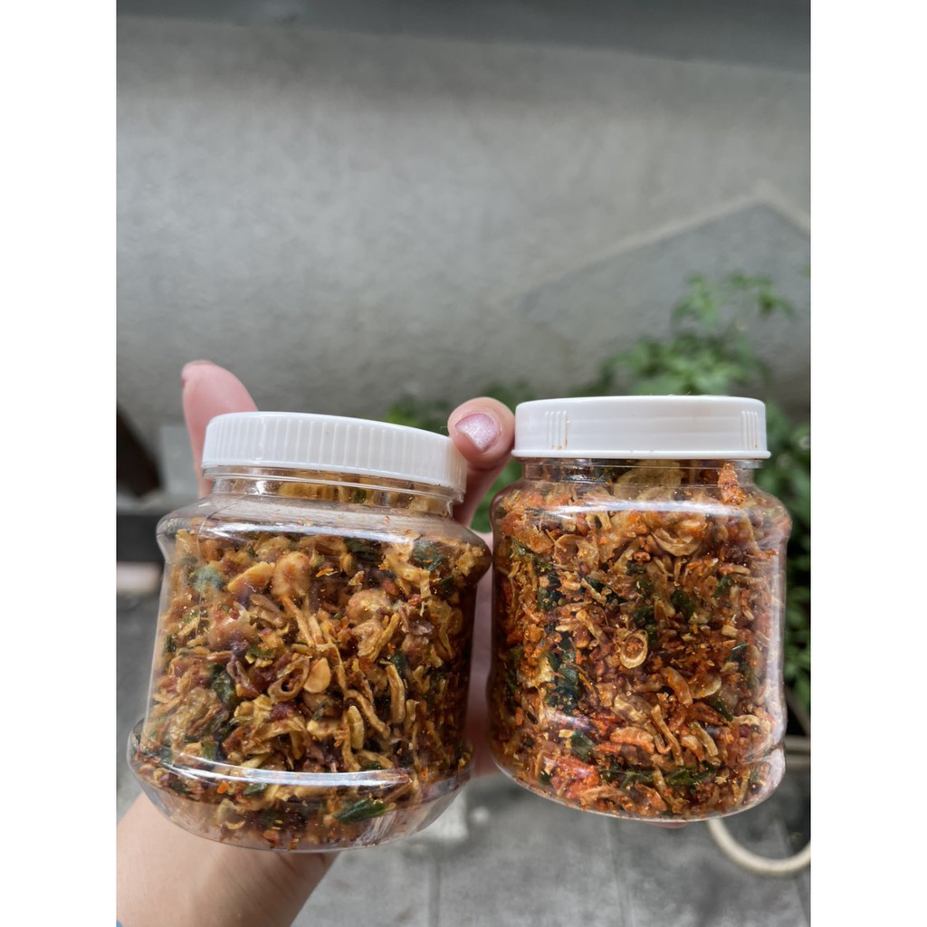 Hủ 100gr muối hành phi đậu phộng và muối tôm hành phi thơm ngon chính gốc Tây Ninh!