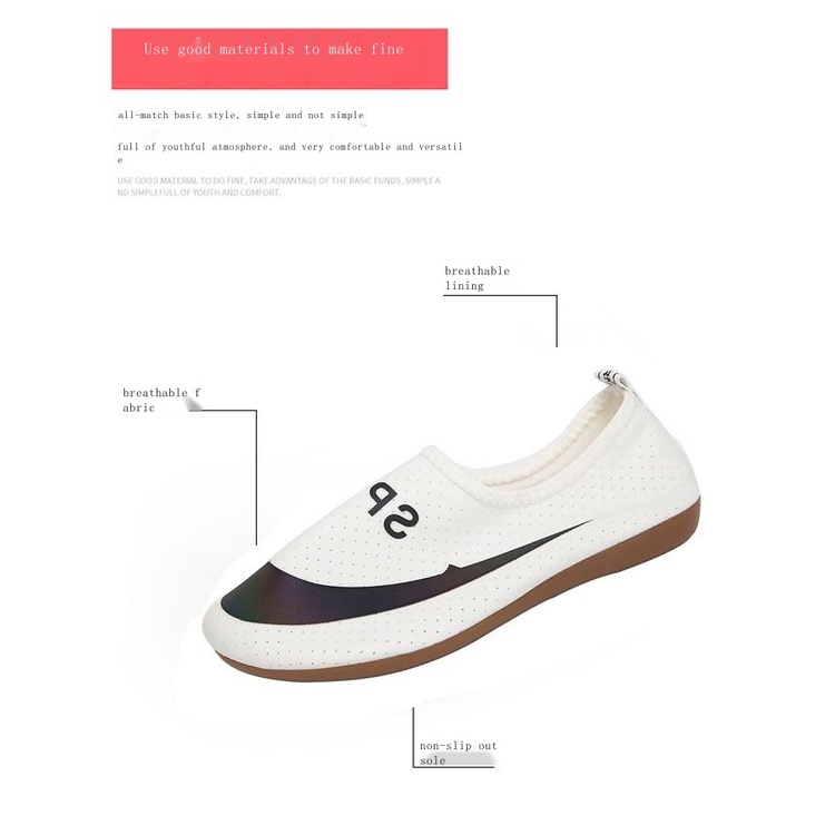 Giày Thể Thao Chạy Bộ Chống Trượt Thoáng Khí Đế Bằng Co Giãn Màu Sắc Thời Trang Xuân Hè Năm 2021 Cho Nữ Dễ Phối Đồ