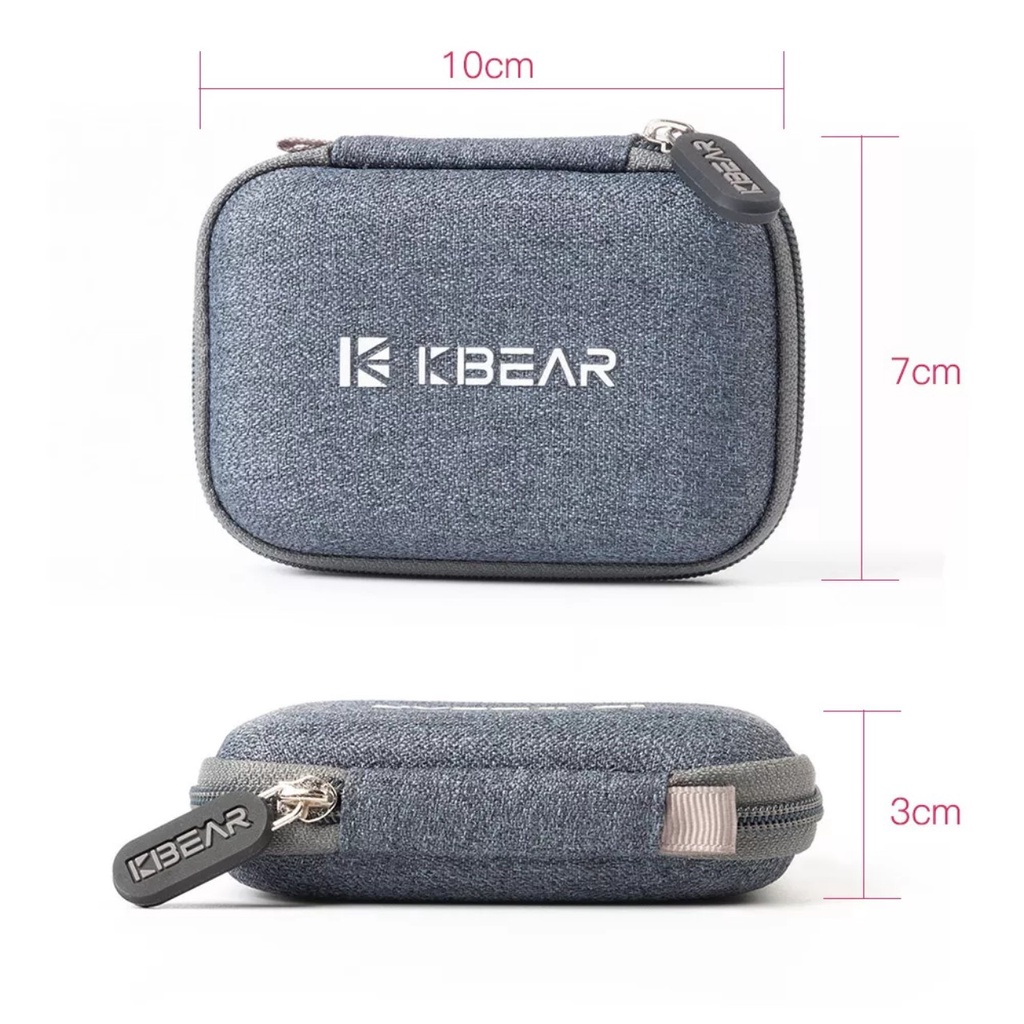 Hộp đựng tai nghe KBEAR bằng vải chất lượng cao