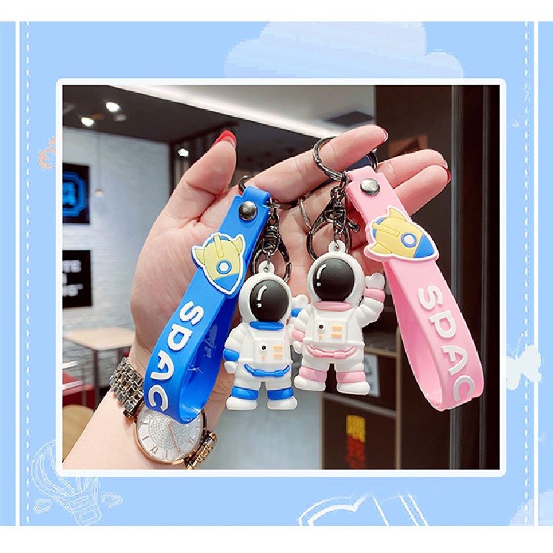 Móc Khóa Hình Phi Hành Gia/Phi Hành Gia/Hoạt Hình Đáng Yêu