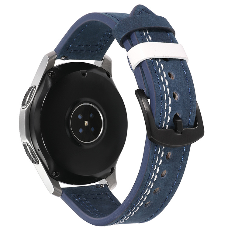 HUAWEI Dây Đeo Bằng Da 22mm Cho Đồng Hồ Samsung Galaxy Watch 3 46mm S3 Frontier Band Amazfit Pace / Gtr 47