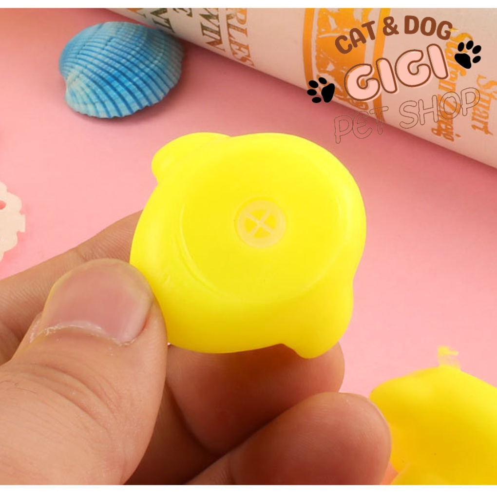 Vịt vàng đồ chơi thú cưng phát ra âm thanh bíp bíp cho chó mèo - GiGi Pet Shop