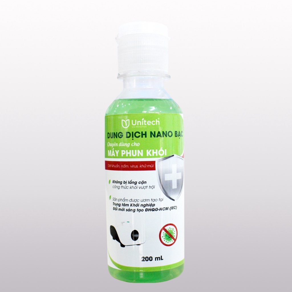 Nano bạc tạo khói Unitech 200ml | Khử khuẩn nhà cửa xe ô tô ❖Khuyenmai247❖